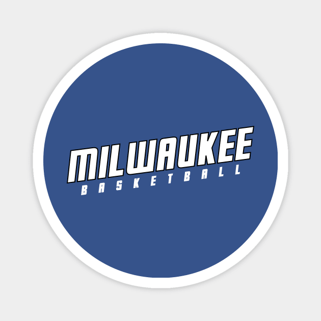 Milwaukee Basketball Cream City Wisconsin Magnet by The Shirt Genie